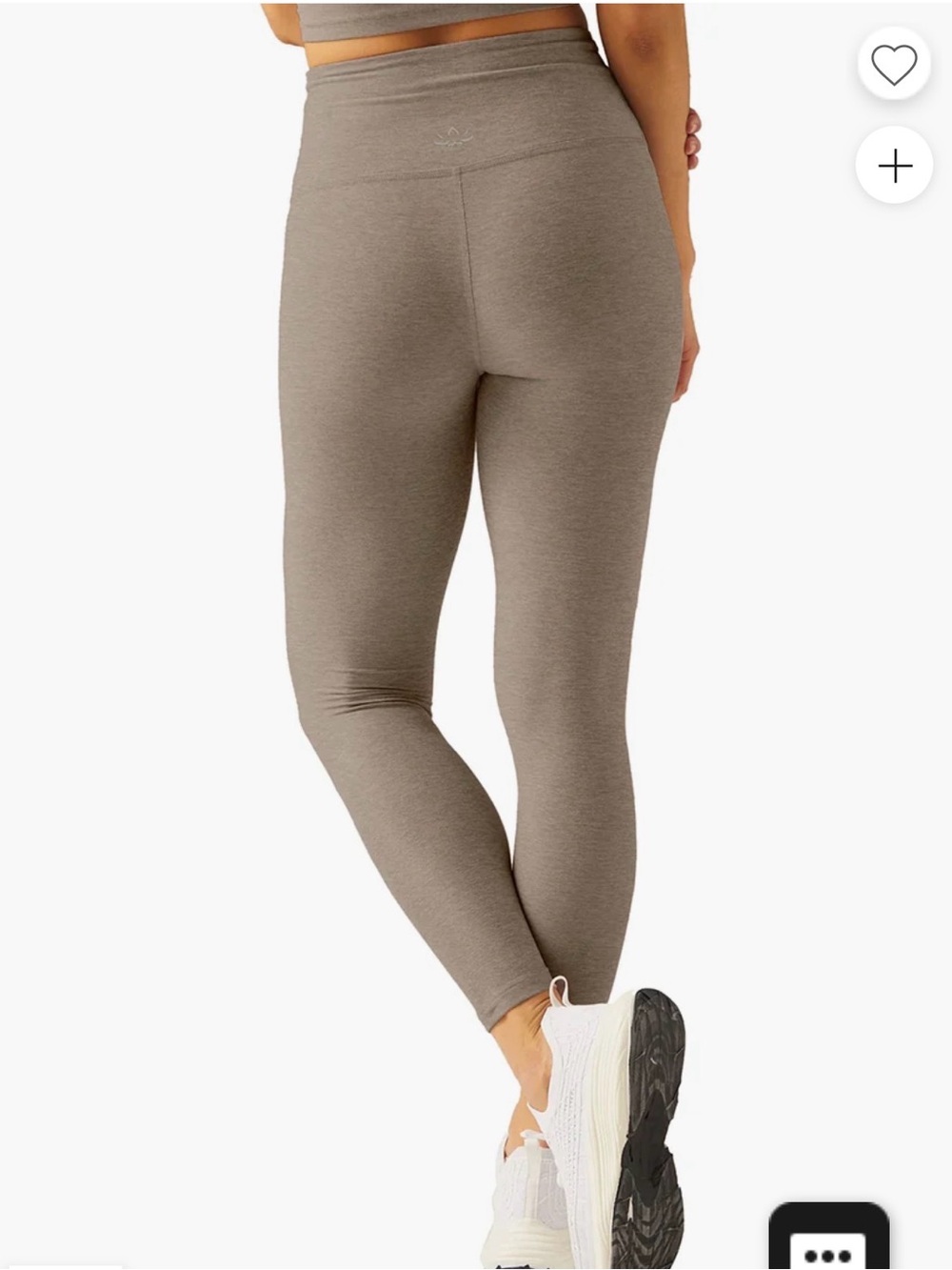 Beyond Yoga Spacedye Out Of Pocket High Rise 7/8 SD3452 Sz Large Birch Heather